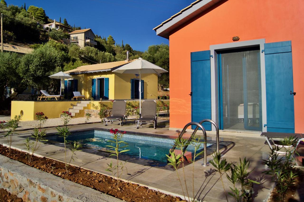 Throisma Studios With Private Pool & Parking Асос Экстерьер фото